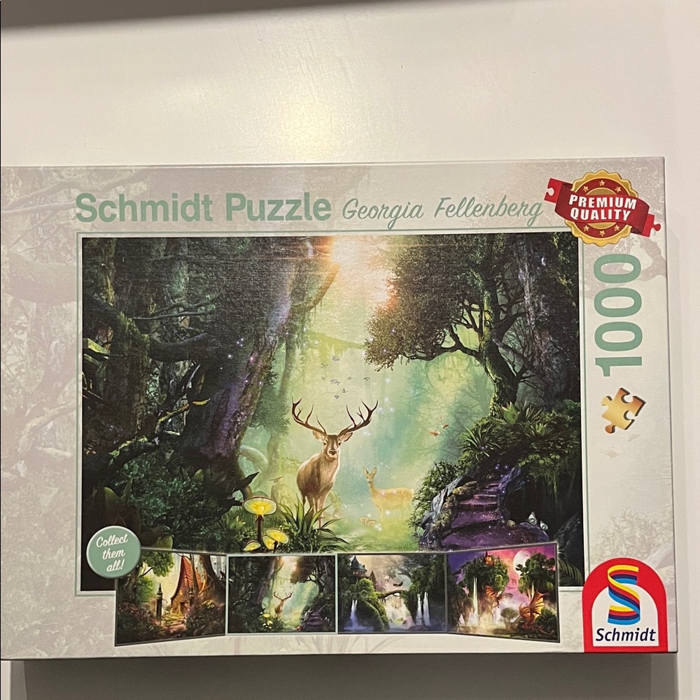 Schmidt 1000 Piece Deer and Forest Puzzle